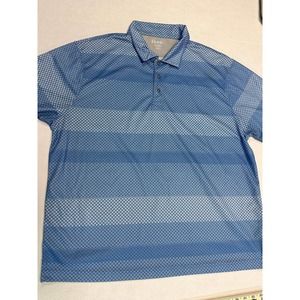Etonic Polo Shirt Blue Size XXL Polyester Lightweight Men’s Collared Casual Tee